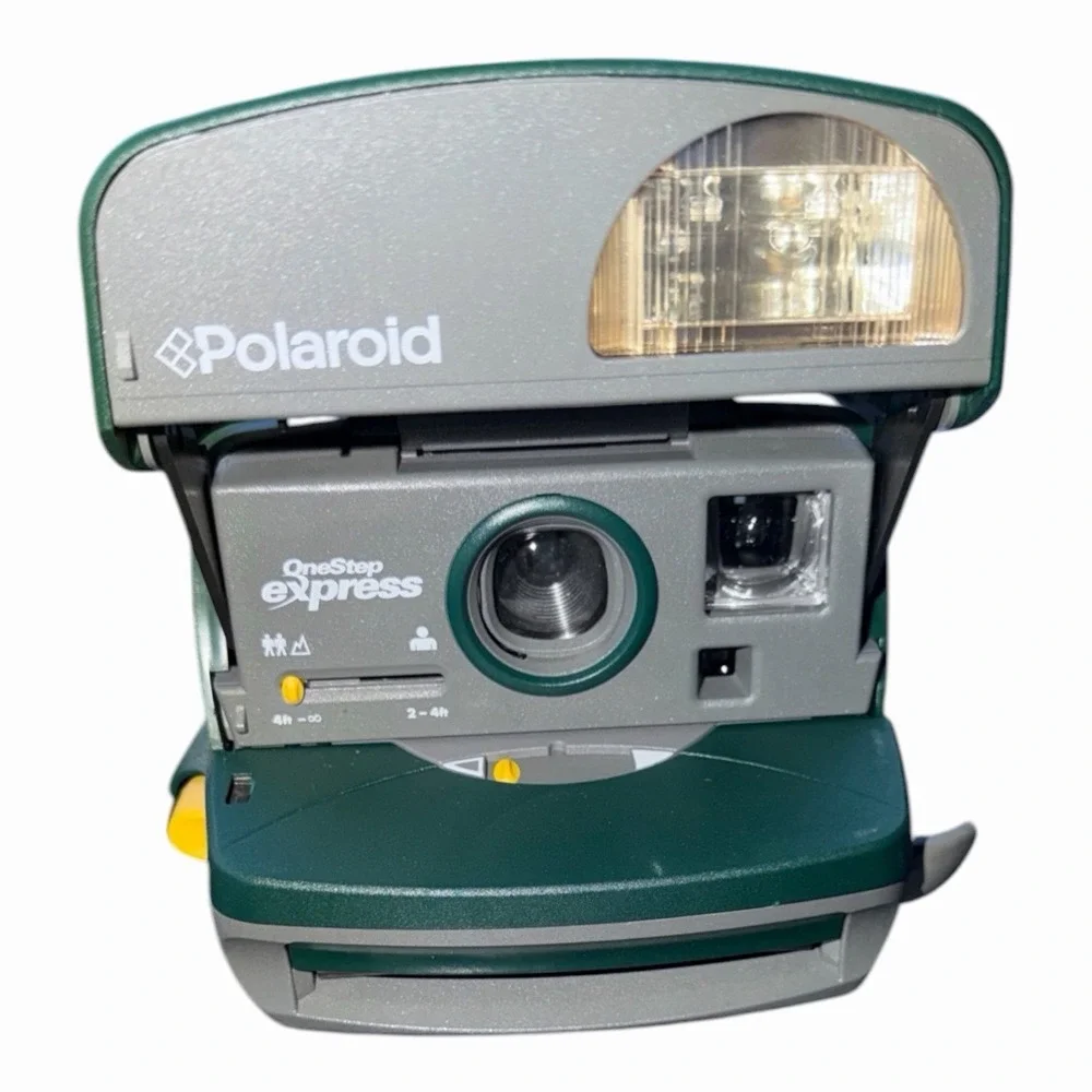Polaroid 600 One Step Express Green Instant Camera